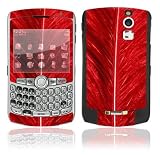 Red Feather Design Decal Skin Sticker for the BlackBerry Curve 8300 8310 8320 Cell Phone