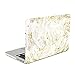 GMYLE Hard Case Print Frosted for MacBook Pro 13 inch with Retina Display (Model: A1425 and A1502) - White Swirling Paint Pattern Rubber Coated Hard Cover (Not Fit for MacBook Pro 13 inch A1278)