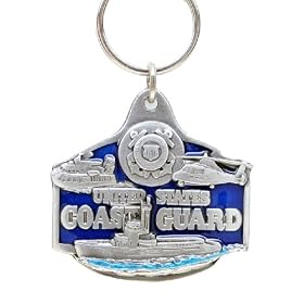 Coast Guard Pewter Key Ring - U.S. Coast Guard by