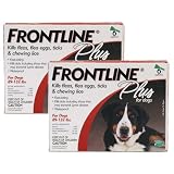 12 MONTH Frontline PLUS Red for Dogs 89-132lbs by Frontline Plus