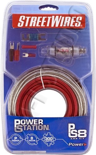 8 AWG Power Kit with Interconnects in Red