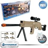 New Nintendo Wii Special Ops Rifle light gun shooting game sniper scope barrel rifle butt tripod