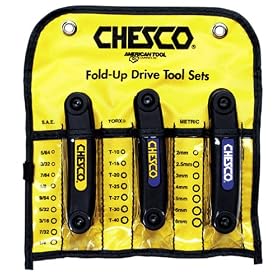 Chesco 98072 3-Piece Resin Fold-Up Combo Set
