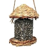 VOGEL FUTTERSPENDER VOGELHAUS NATURMATERIAL DRAHT
