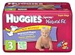 Huggies Supreme Natural Fit, Size 3, Super Mega, 70-Count (Pack of 2)