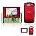 Dark Red Rubber Feel Snap-On Cover Hard Case Cell Phone Protector for UTStarcom Quickfire PCD GTX75 Image