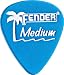 Fender 351 California Clears Guitar Picks, 12 Pack, Lake Placid Blue, Medium