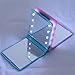pay4save HOT Sale !!!!!! Girl Compact Hand Cosmetic Makeup Pocket Mirror with 8 LED Light