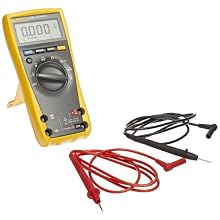 Fluke 77-4 Industrial Digital Multimeter with Large LCD Display, 50 Megaohm Resistance, 1000V AC/DC Voltage, 10A AC/DC Current, 99.99 kHz Frequency