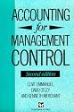Accounting for Management Control (The Chapman & Hall Series in Accounting & Finance)