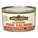 Crown Prince Natural Alaskan Pink Salmon; No Salt Added; 7.5-Ounce Cans (Pack of 12)