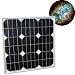 HQRP 20W Mono-crystalline Solar Panel 20 Watt 12 Volt in Anodized Aluminum Frame plus HQRP Coaster