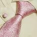 pink Paisleys ties for men lavenderblush pattern anniversary gifts formalwear tie set A2007