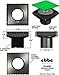 Ebbe E4400 Drain Riser, Black