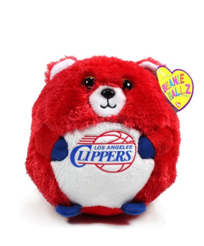 Ty NBA Beanie Ballz Plush Doll - Los Angeles Clippers Bear