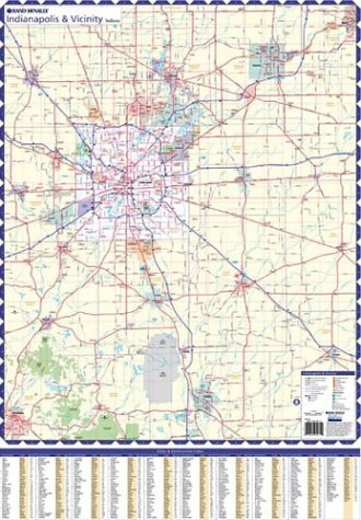 Indianapolis, Indiana Regional (Thomas Guide and Street Guide Wall Map)