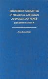 Pious Brief Narrative In Medieval Castilian & Galican  Verse : From Berceo To Alfonso X