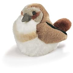 Wild Republic 79631 - Vogel aus Pl�sch mit authentisher Vogelstimme, Nachtigall