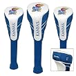 Kansas Jayhawks GOLF CLUB HEAD/WOOD COVER SET OF 3