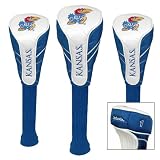 Kansas Jayhawks GOLF CLUB HEAD/WOOD COVER SET OF 3