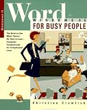 Word for Windows 95 for Busy People