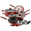 Silverstone 13-pc. Cookset - Metallic Red