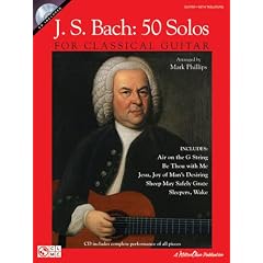 J.S. Bach: 50 Solos for Classical Guitar [With CD]