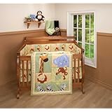 Safari Kids 4 Piece Baby Crib Bedding Set by Nojo
