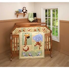 Safari Kids 4 Piece Baby Crib Bedding Set by Nojo