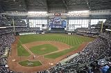 Milwaukee Brewers Miller Park Photo Mural Wallpaper 4x6 Feet Residential Grade Wallpaper