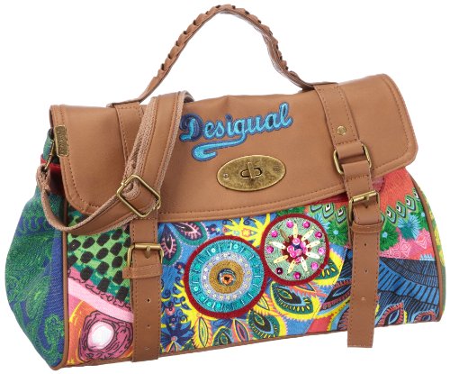 Desigual Mandala, Sac &agrave; main - Bleu, Textile