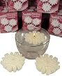 Club Pack of 216 Floating Snowflake-Shaped Candles 3"