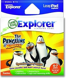 LeapFrog Explorer Learning Game: The Penguins of Madagascar: Operation Plushy Rescue (works with LeapPad & Leapster Explorer)