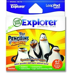 Leapfrog Leapster Explorer Penguins of Madagascar Game
