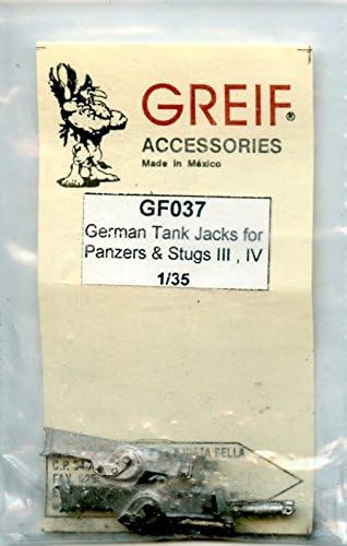 Greif Accessories 1:35 German Tank Jacks for Panzers Stugs III&amp;IV - Metal #GF037