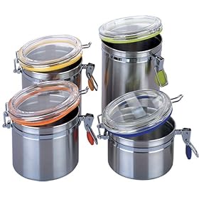 Airtight Canister Set of 4 by Supreme Housewares Inc.