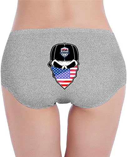 US Flag National Basketball Bandana Skull Cotton Panty Ash