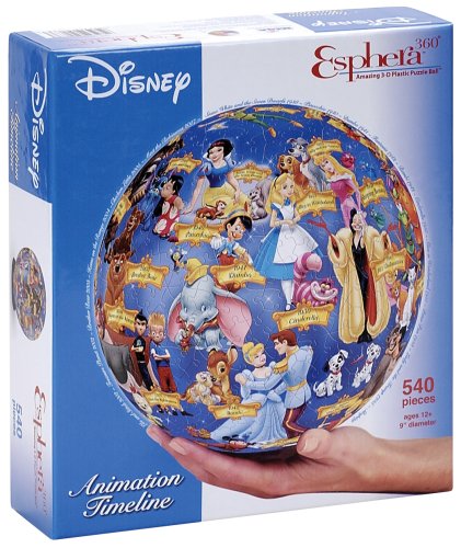 Buy Esphera 360 9 540 Pieces Disney Globe: Disney Timeline by Mega Brands by Mega Brands now!