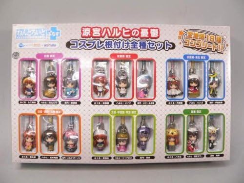 The Melancholy of Haruhi Suzumiya Nendoroid Plus Cosplay Netsuke all species set all 18 species set