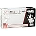 Ammex GlovesPlus GPNB49100 Powder Free Nitrile Industrial Grade Disposable Gloves, 2X-Large, Black (10 Boxes of 100)