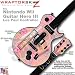 Search : Kearas Peace Signs on Pink Skin by WraptorSkinz TM fits Nintendo Wii Guitar Hero III (3) Les Paul Controller (GUITAR NOT INCLUDED)