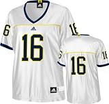 adidas Michigan Wolverines #16 Women's Replica Football Jersey - White (X-Large)