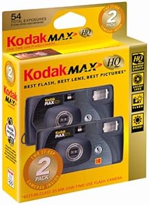 Kodak MAX HQ One Time Use Camera (2 Pack)