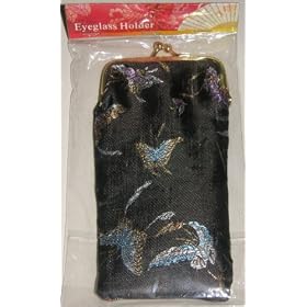 Click here to buy Black Satin Eyeglass Holder by Nantucket.