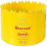 Starrett DH0238 Bi-Metal Dual Pitch Professional Hole Saw, HSS Teeth, 2-3/8 Diameter, 1-5/8 Cutting 