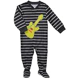 Carter's Boys Striped Guitar Footed Pj's