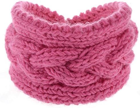 YanTuj 1pcs Women Winter Braided Crochet Cable Knit Ear Warmer Headband Hairband Wrap