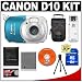 Canon PowerShot D10 Shock & Waterproof Digital Camera + 8GB SD Card + Case + Battery + Accessory Kit