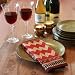 Dinner Tables - Spice Route ~ Holiday Party Red Dinner Table Napkins
