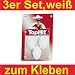 Klebehaken Haken Handtuchhaken Liliputhaken 3St�ck wei� top hit